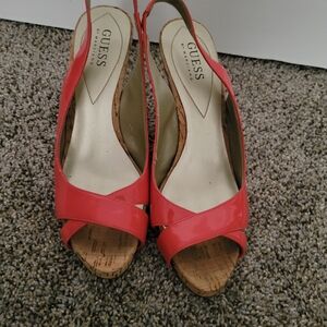 Guess Coral Slingback Heels